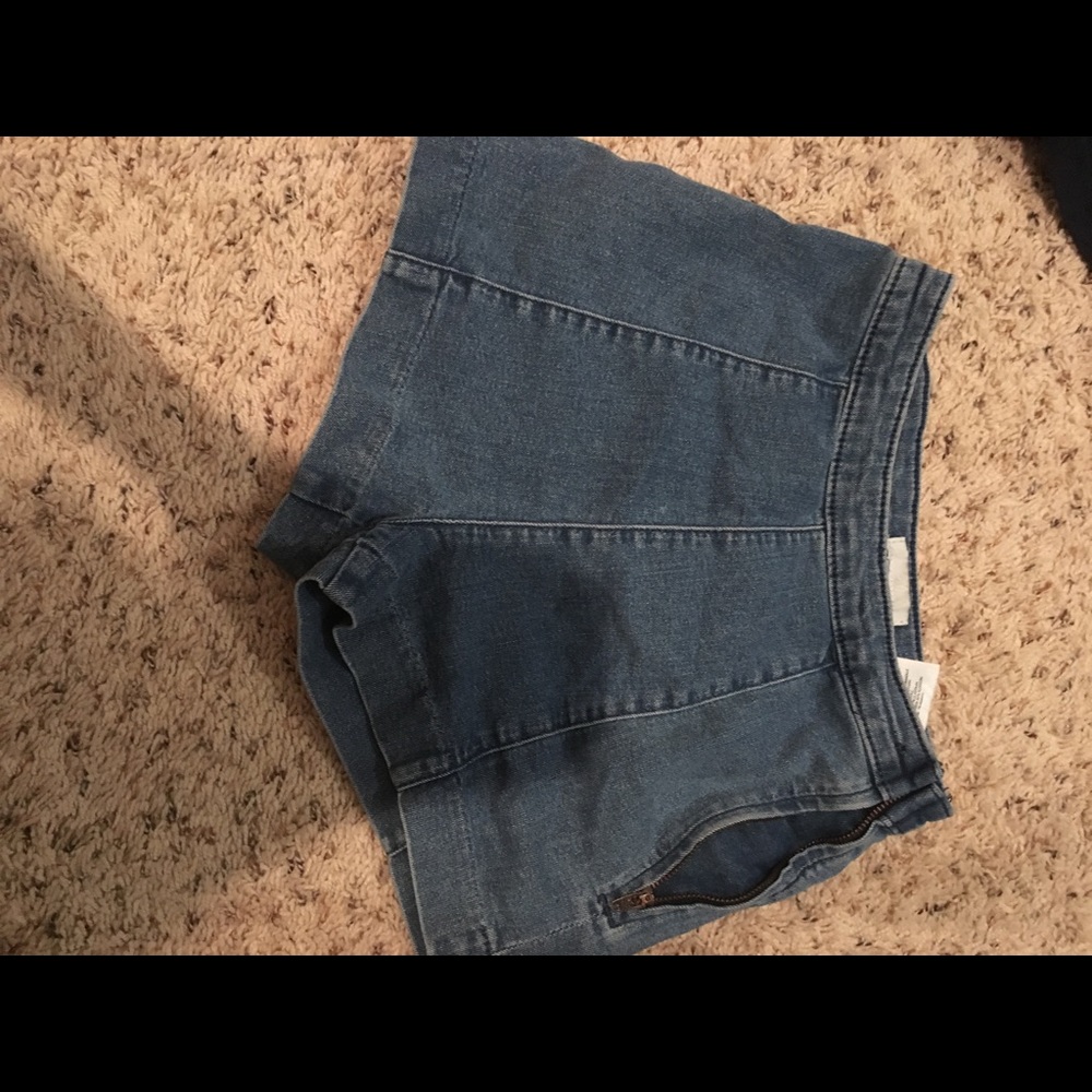 H&M High Waisted Denim Shorts
